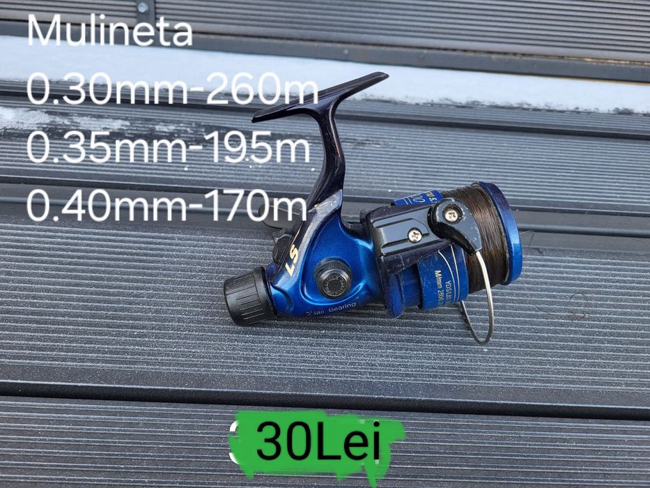 Mulinete și un cotor de lansetă