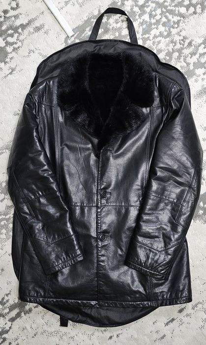 Мужская натуральная дублёнка