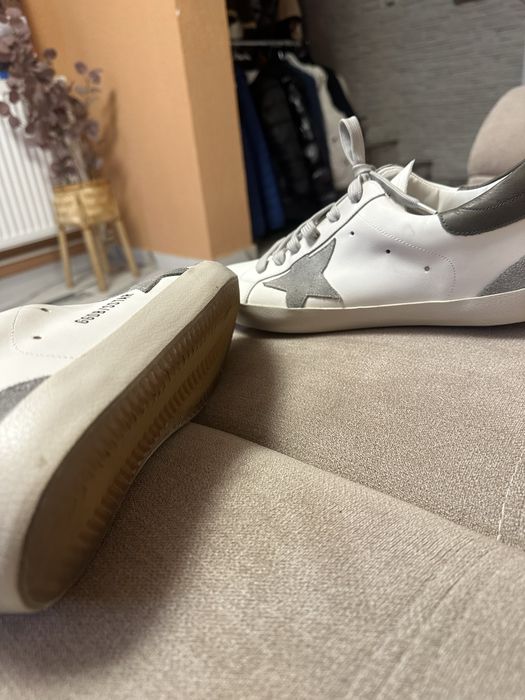 Golden Goose Super-Star Originali – Mărimea 41 – Alb/Gri