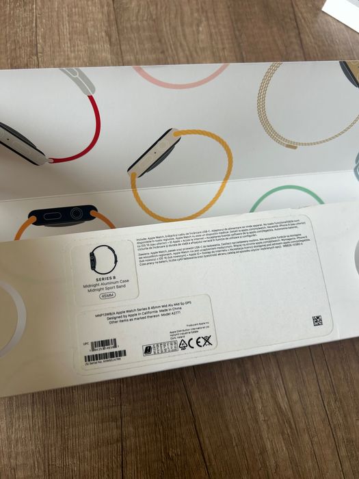 Smartwatch apple, series 8, 45mm aluminium midnight