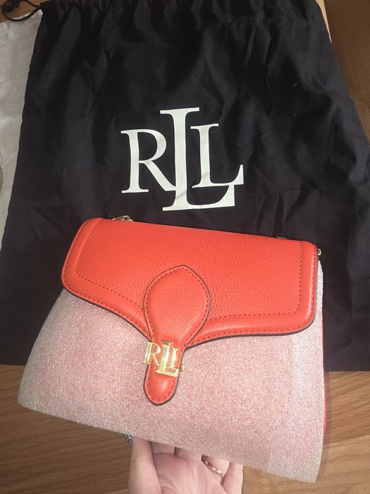 Кожена чанта ralph lauren