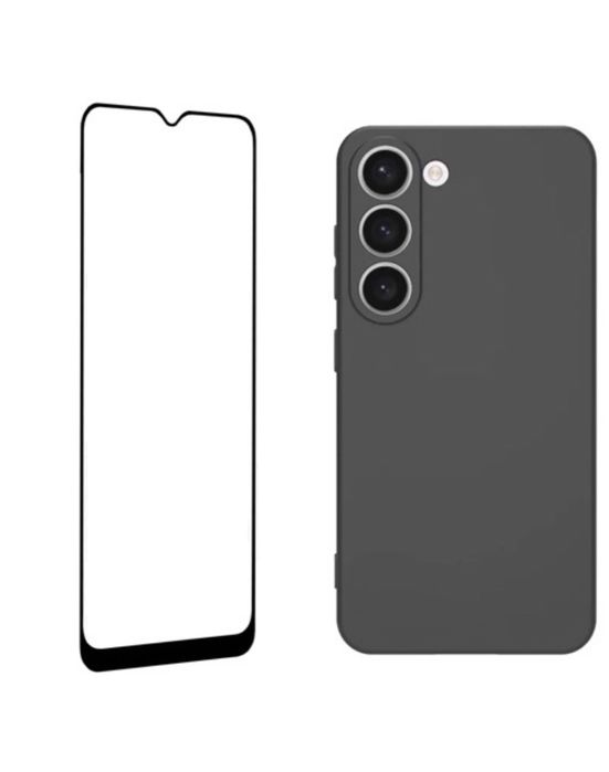 Samsung S20/S21/S23/S24/S25 FE Husa Silicon Dinamic + Folie Sticla 9D