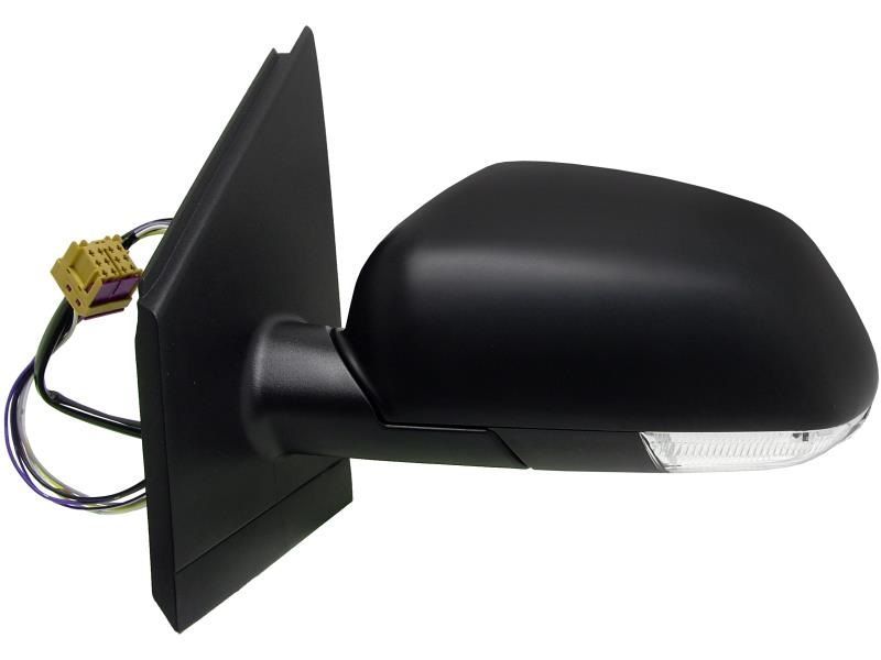 Oglinda exterioara VW Polo (9n3), 04.2005-08.2009, stanga/dreapta, reglare electrica; carcasa neagra; incalzit; sticla asferica; geam cromat; cu Lucas, View Max