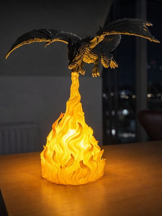 Lampa figurina tip dragon,