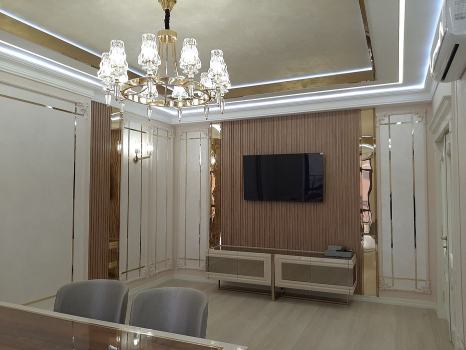 Gipsakarton. Malyarka. Kafel. Tarket. Plastik qilamiz