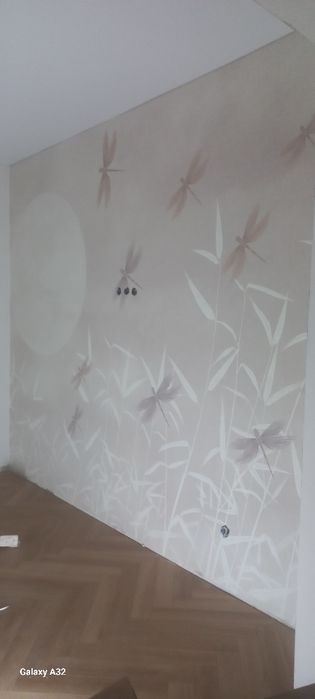 Поклейка обоев от 6000т,багет от 600тт