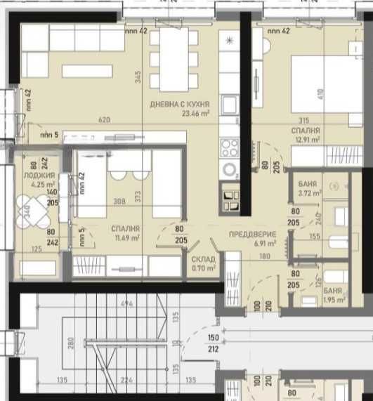 Продава се Тристаен апартамент в София, Изток - 96 кв.м за 2167 €/кв.м - Снимка #1