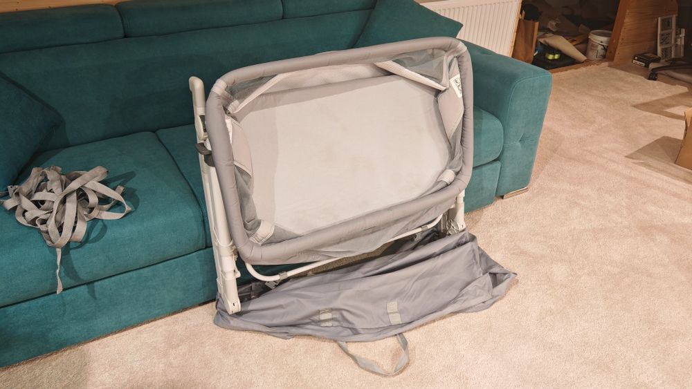 Patut atasabil Chicco Next2Me PopUp, Atmoshpere(Gri), 0luni+