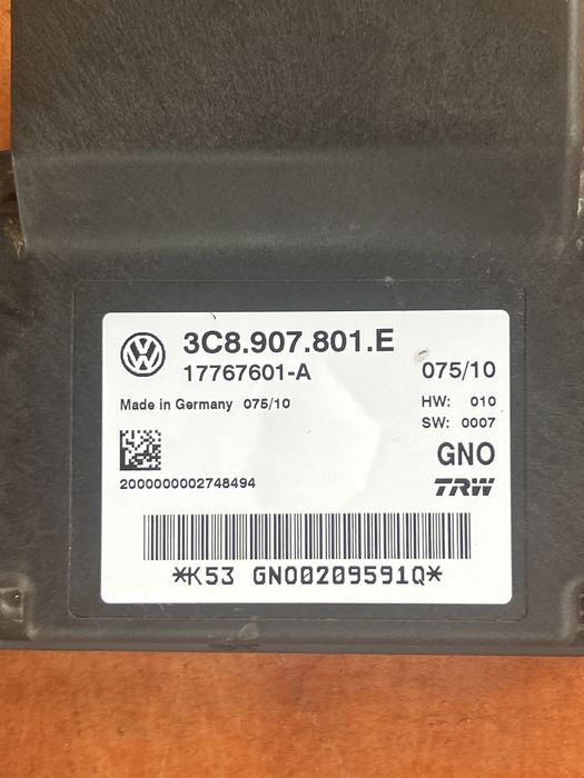 Modul calculator frana de parcare vw passat b6 , 3C8907801E
