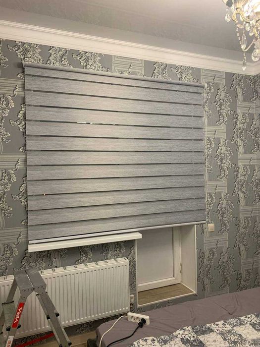 Жалюзи. Вертикальные-Горизонтальныe ролл шторы день ночь