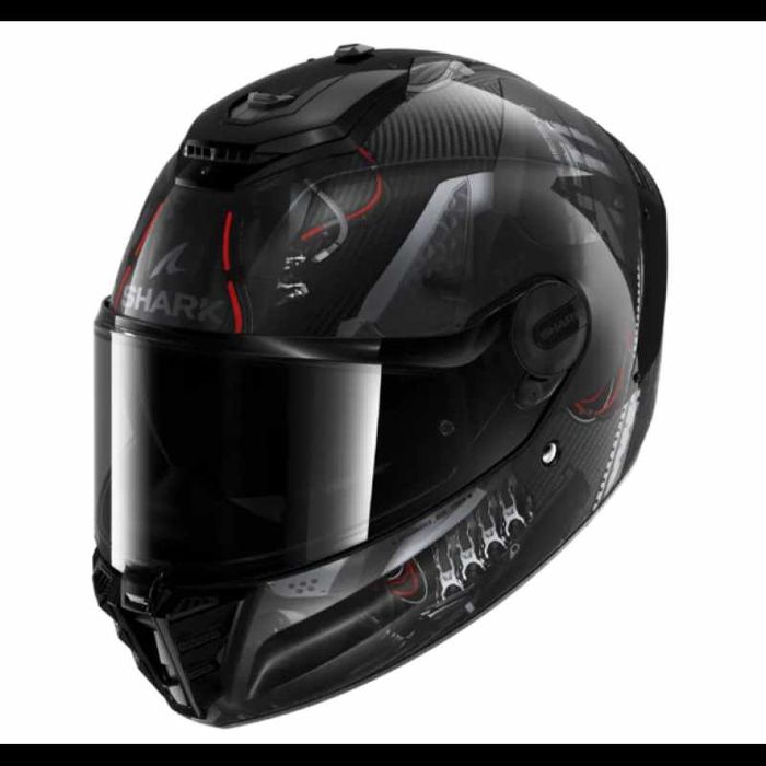 Каска SHARK SPARTAN RS CARBON Xbot Black/Red/Silver Размери: XS,S,M,L