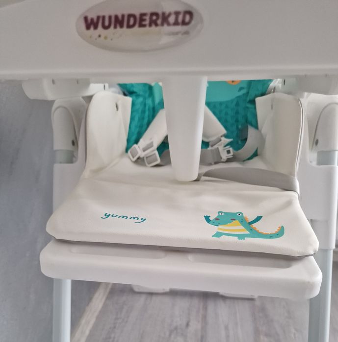 Scaun de masa wunderkid alb/turquise
