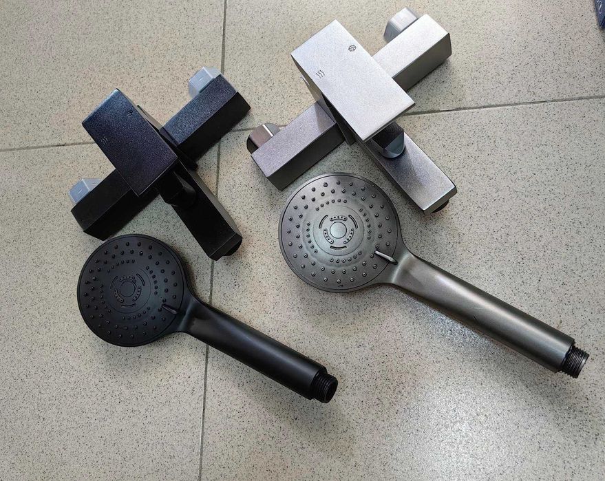 Луксозен смесител за душ Черен мат/Тъмно сив мат Високо качество