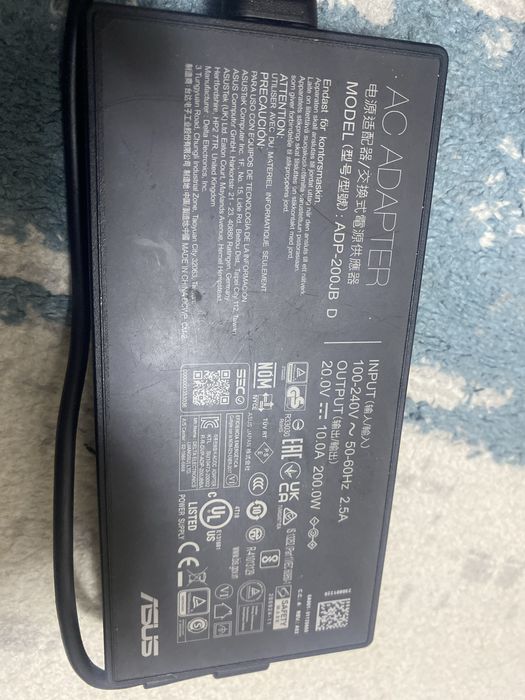 Зарядка на Asus rog strix