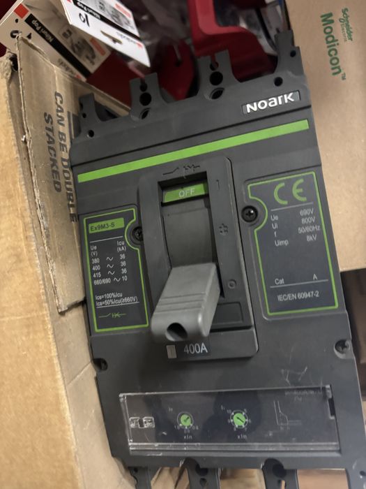 Intrerupator automat noark Ex9M3-S  400 A