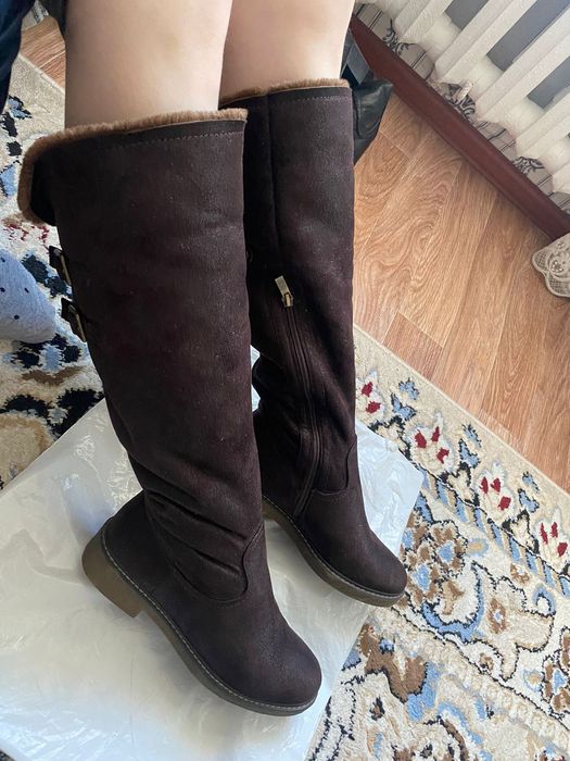 Продам зимние замашвое сапоги