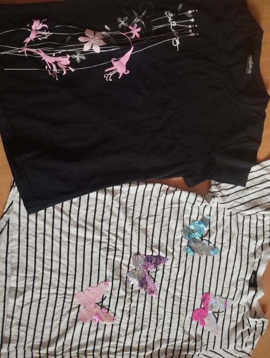 Tricouri noi din bumbac pt fete