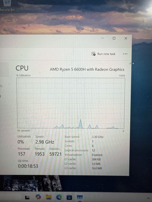 Lenovo Ryzen 5 6600h 16GB 3050 1TB•Amanet Matei Crangasi•