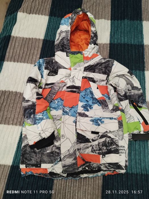 Geaca snowboard pentru copii mărimea 122-128