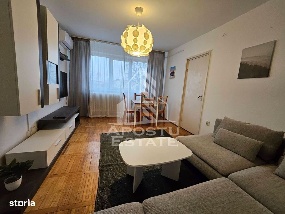 Apartament 2 camere , semidecomandat, 39mp utili, et.4/4, zona Dacia