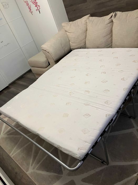Canapea stofă Mobexpert 3 locuri, extensibilă tip ribalta Slatina • OLX.ro