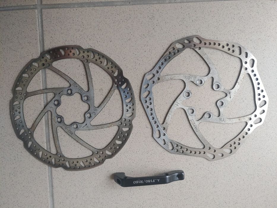 Продавам два диска (ротора) 160 мм за колело