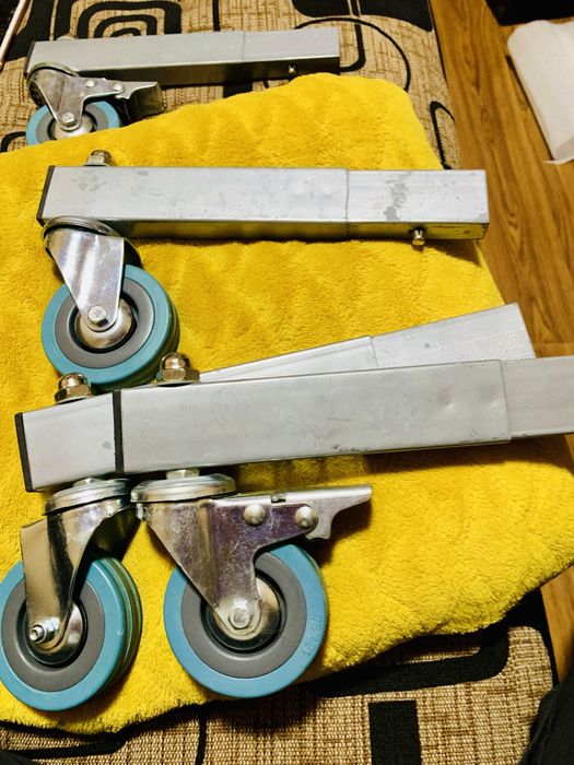 Set de roți pentru mese de lucru