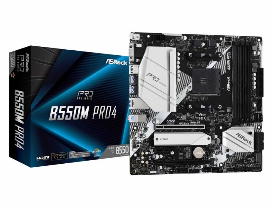 Материнская плата ASRock B550M Pro4