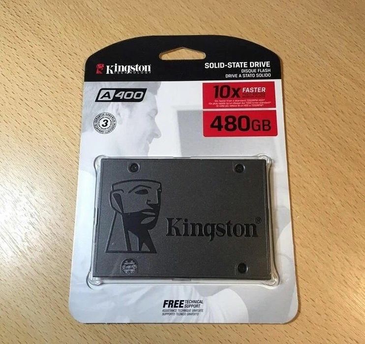 В продаже новые ssd kingston -480 гигабайт
