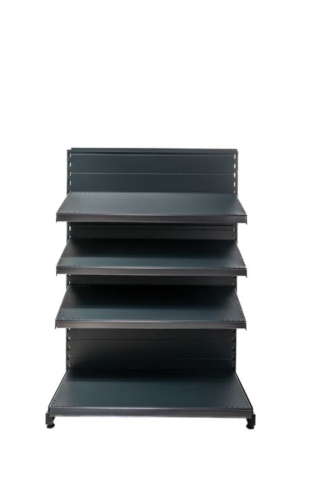 Стелажи за магазини в тъмно сив мат - НОВИ/ДОСТЪПНИ ЦЕНИ