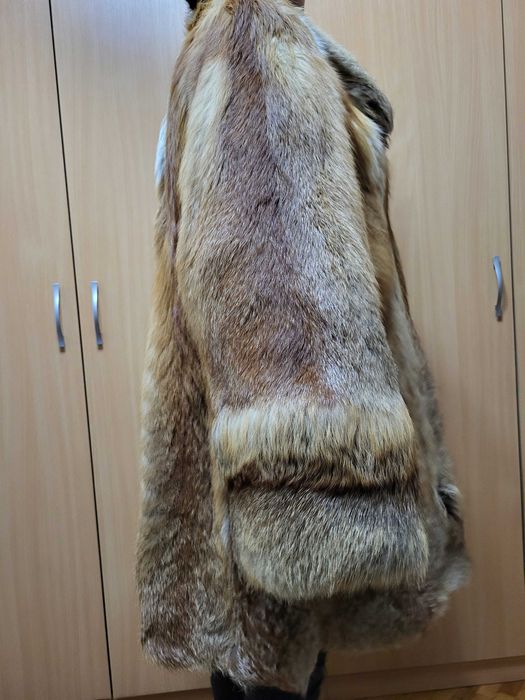 Haina blana naturala vulpe