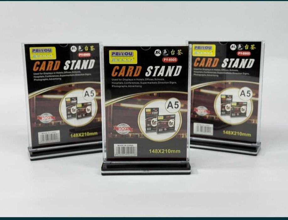 Card stand ,menu folder