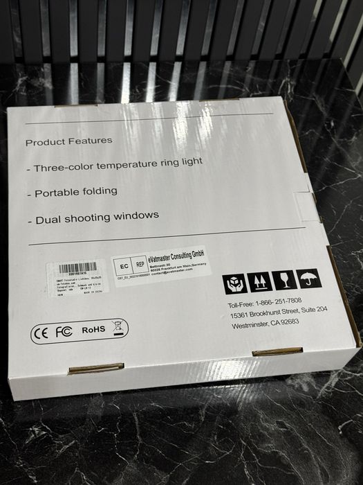 Mini studio foto LED EMART 30x30 cm – Nou