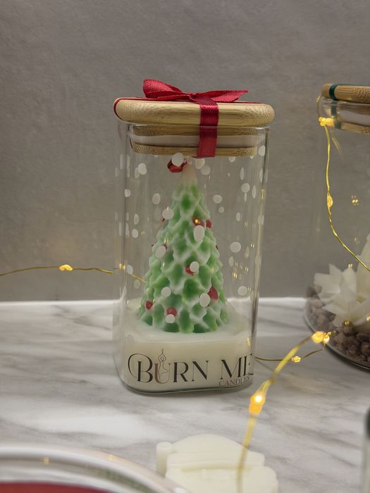 Коледни ароматни соеви свещи