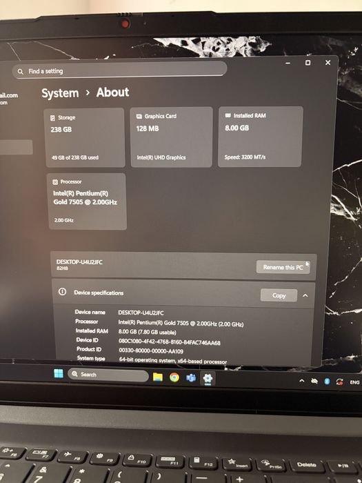 Laptop Lenovo Ideapad 3