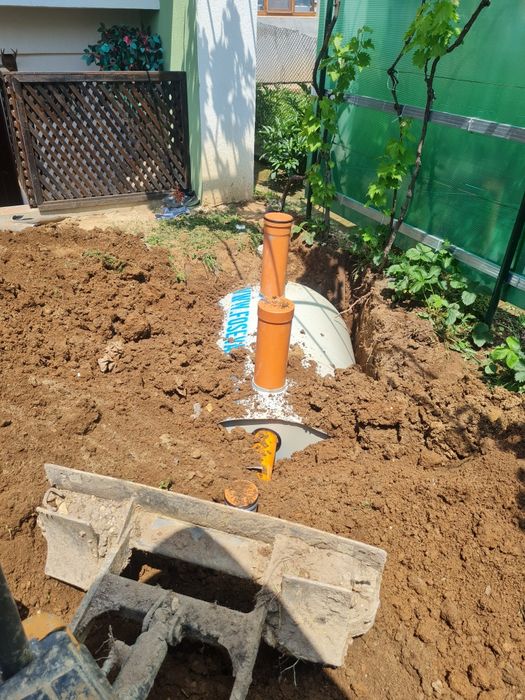 Fosa septica cu montaj