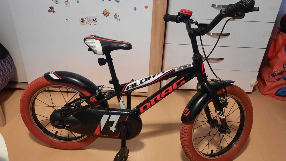 Продавам детско колело DRAG Alfa 16+подаръци