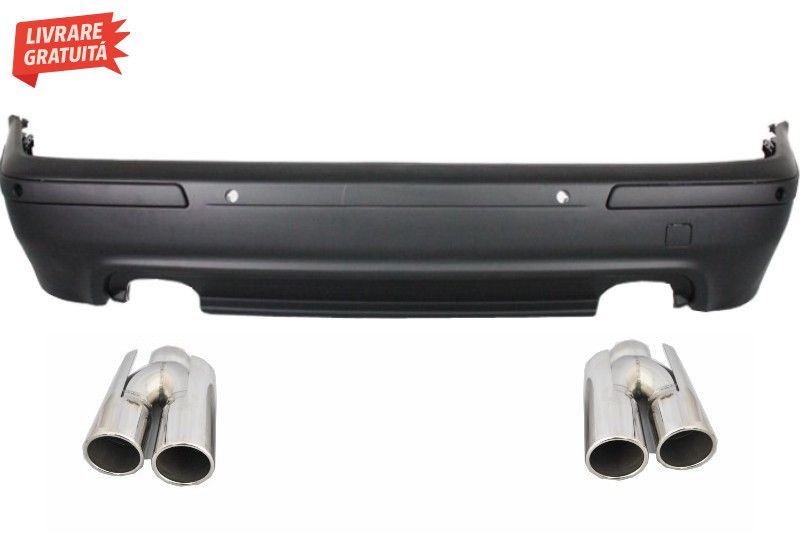 Bara Spate si Tobe Ornamente BMW Seria 5 E39 Evacuare Dubla (1995-2003