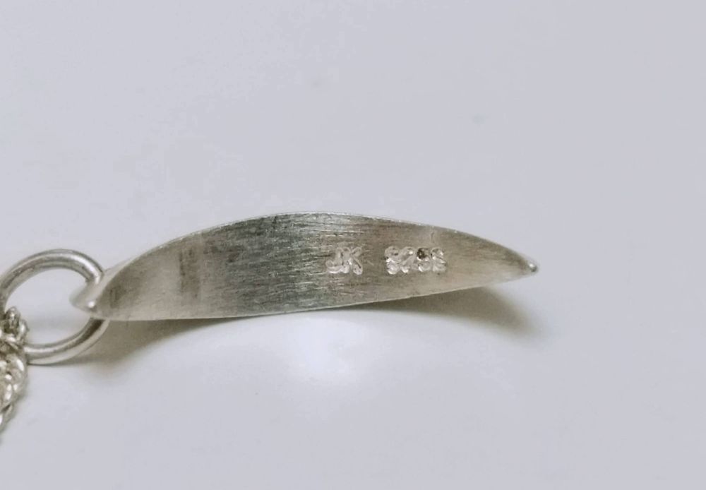 Colier/lant vechi Half Moon argint 925, JK, semiluna, copii