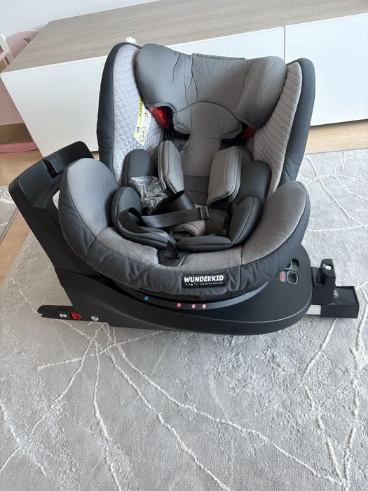 Scaun auto ISOFIX, rotativ 360, Wunderkid California, 0-36 kg, Negru