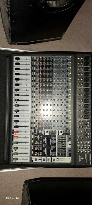 Продавам уредба beringer миксер PMP5000 тонколони1520PRO почте неизползвана работи перфектно. 750 евро