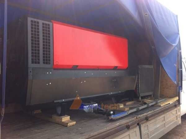 Продувка снега компрессором