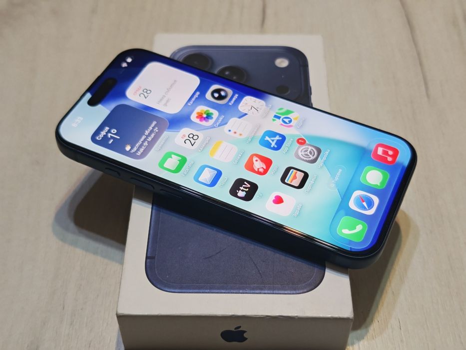 Като нов iPhone 17 Pro 256 GB Deep Blue Гаранция