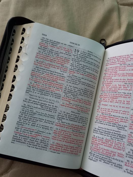 Biblia piele marime mica