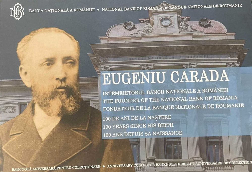 Bancnota 100 lei 2026 Eugeniu Carada