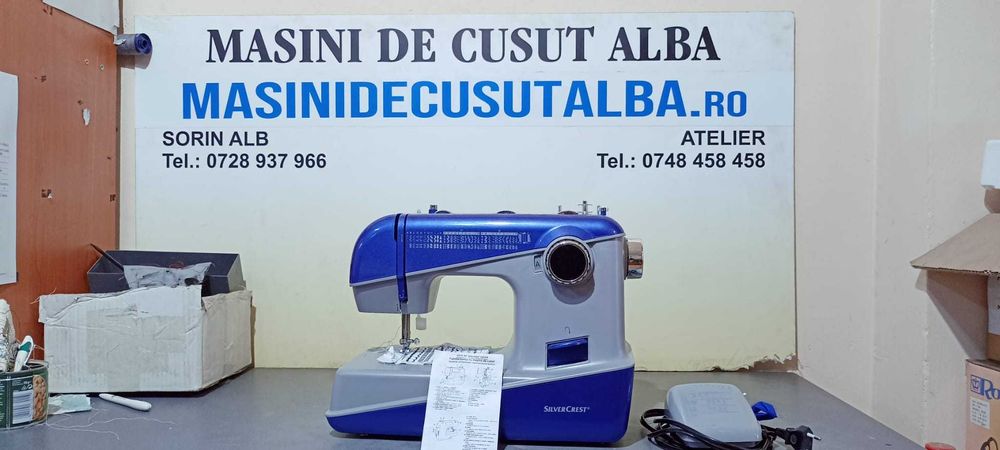 Masina de cusut  Silvercrest special graifar metalic