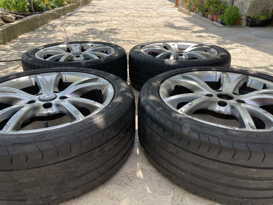 Джанти и гуми за Мерцедес 5х112 17”