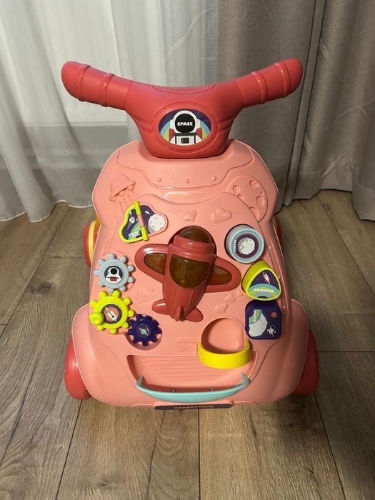 Antemergator premergator Lorelli cu centru de activitati Space Pink