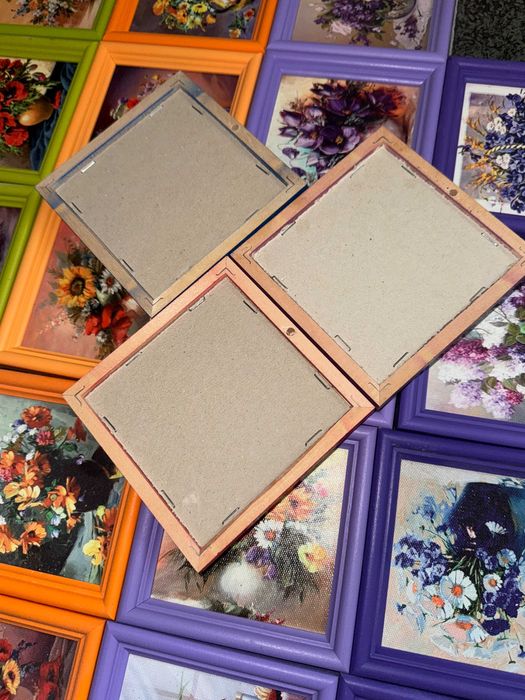 живописни мини картини цветя