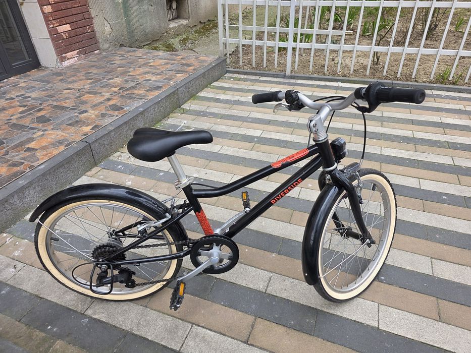 Bicicletă  Riverside 20 inch 500 Negru  Decathlon